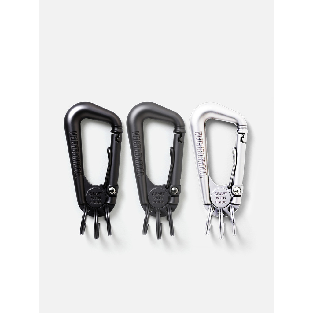 NEIGHBORHOOD CARBINER KEYHOLDER เตาแม่เหล็กไฟฟ้าสังกะสีสังกะสีทองแดงทองแดงทองแดง