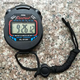 [ใหม่] กันน้ํา Chronometer มือถือ Poet นาฬิกาจับเวลา Professional Digital Sport Stopwatch LCD Timer หยุดนาฬิกา Timer [TH]