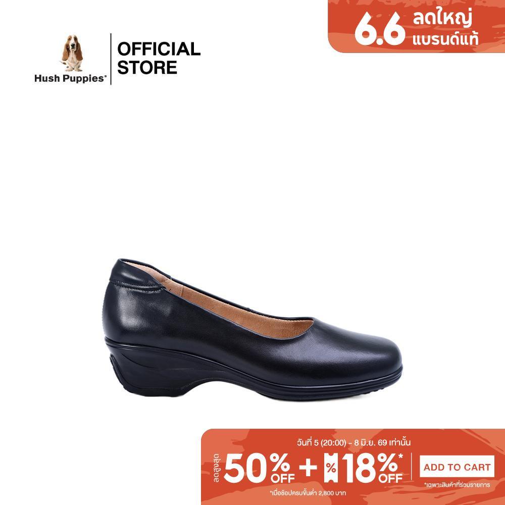 Hush Puppies รองเท้าผู้หญิง รุ่น HP 8WDFB1115A - สีดำ (รองเท้าทางการหนังแท้ แบบสวม)