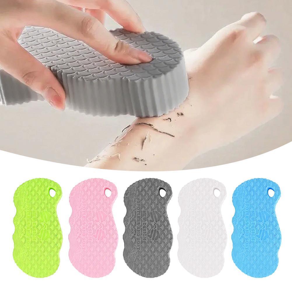 ฟองน้ํานุ่ม Body Scrubber Bath เป็นมิตรกับผิวแปรงขัดถูไม่เจ็บปวดทําความสะอาดผิว Dead สําหรับ H4g8