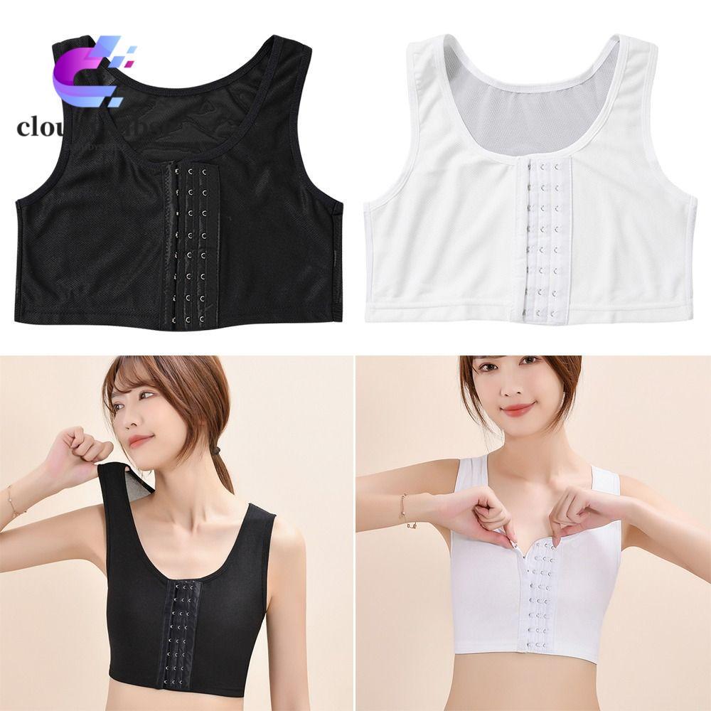 CLOUD 1 ชิ้น Chest Shaper, Trans เลสเบี้ยนเสื้อกั๊กแบน Breast Tank Top Corset, เลสเบี้ยนทอม M-3XL ชุดชั้นใน Breast Binder