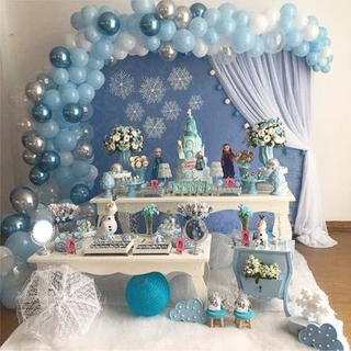 GeeParty ชุดลูกโป่งสีฟ้า 122 ชิ้น ซุ้มลูกโป่ง Garland DIY ตกแต่งวันเกิด งานเลี้ยงเด็ก ปาร์ตี้