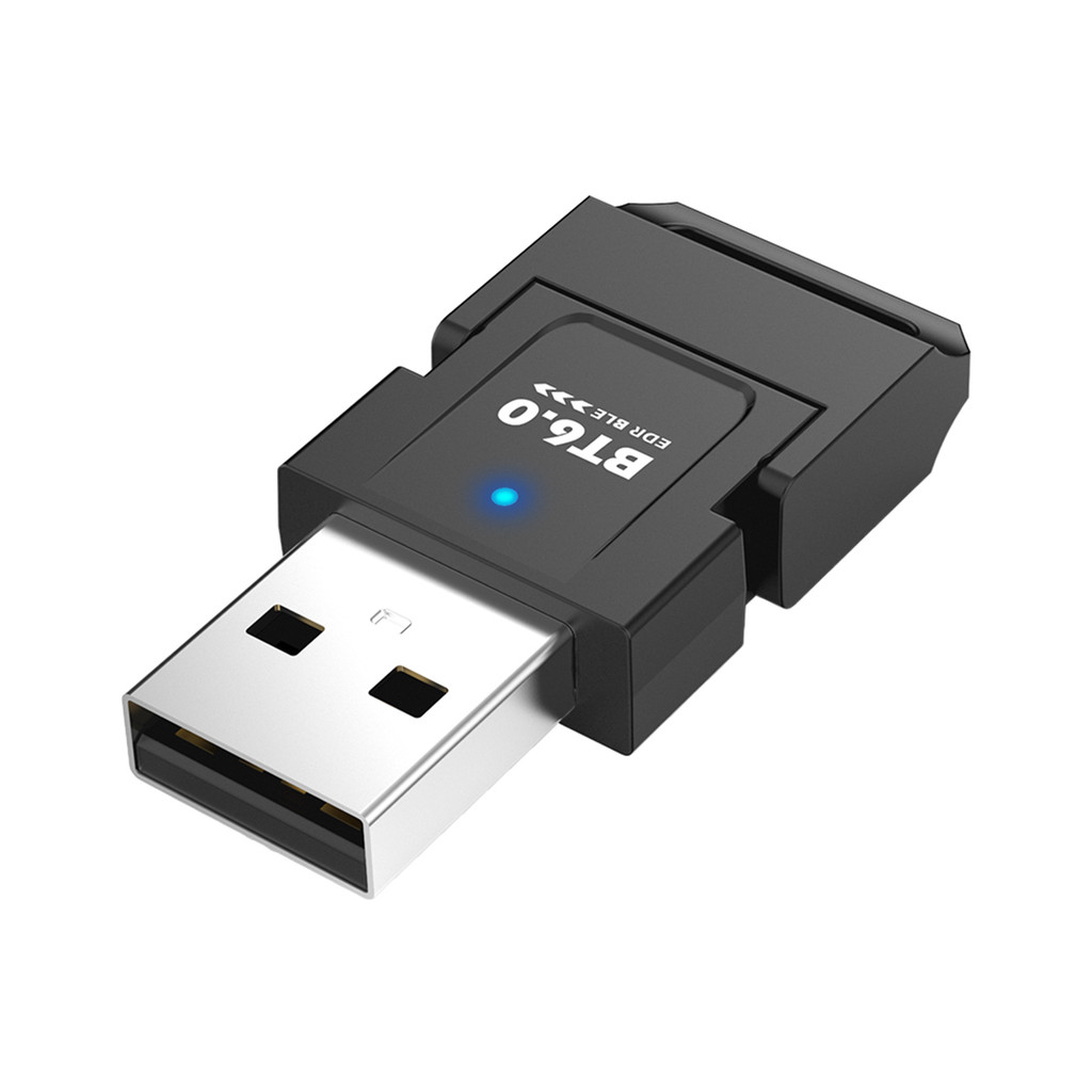 BT 6.0 Dongle Receiver EDR & BLE Mini Wireless Dongle สําหรับหูฟังคีย์บอร์ดเมาส์ลําโพงเครื่องพิมพ์