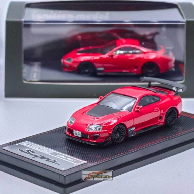Ignition Model 1/64 Toyota Supra (JZA80) RZ Red