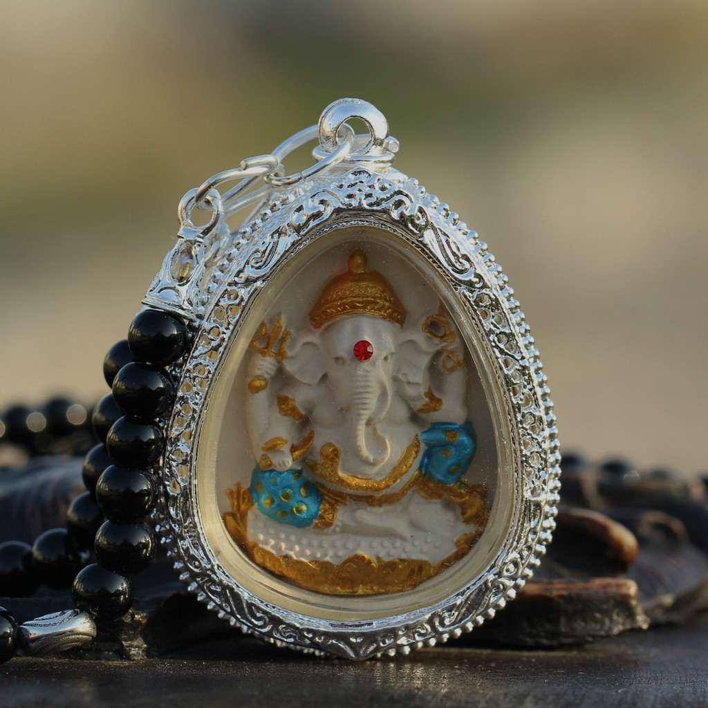 T Thailand Amulet Elephant God LP Pei 7ALN