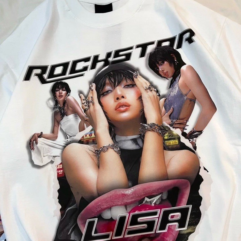 พร้อมส่ง เสื้อ Bootleg Lisa Rockstar🤘🏻