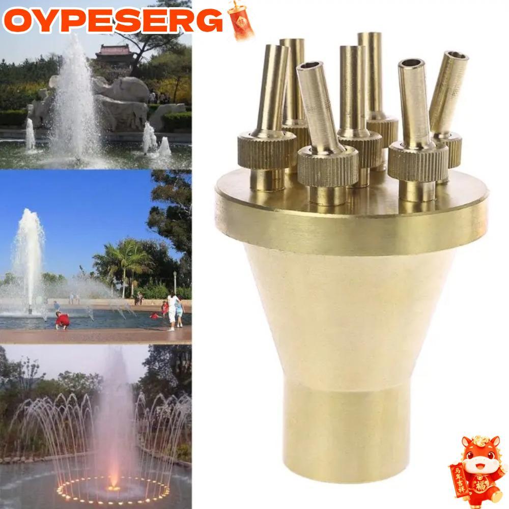 OYPESERG Center หัวฉีดน้ําพุสไตล์ตรง, FNPT ทนทานดอกไม้คอลัมน์หัวฉีดสปริงเกลอร์, Universal 1/2 "3/4" 