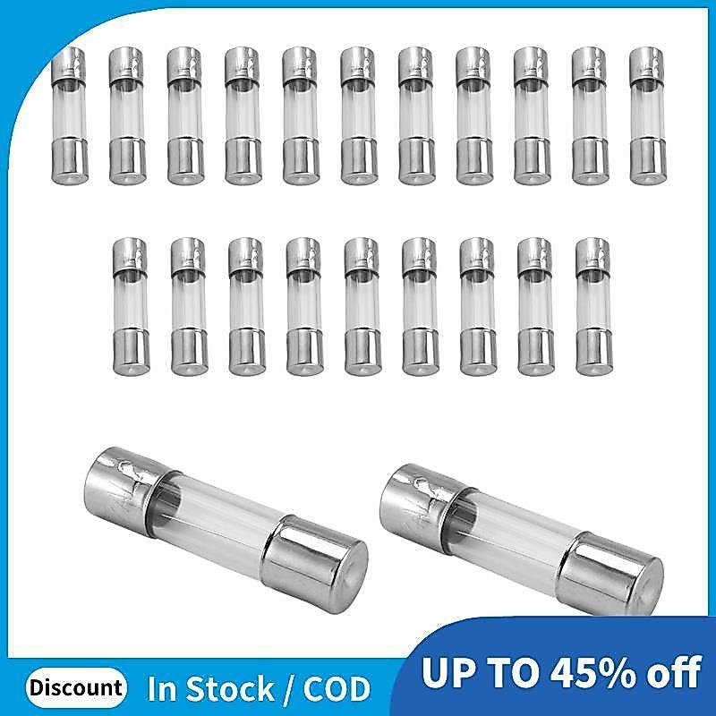 20 x 250 V 2A F2AL Quick F link ฟิวส์หลอดแก้ว 5 มม. x 20 มม.