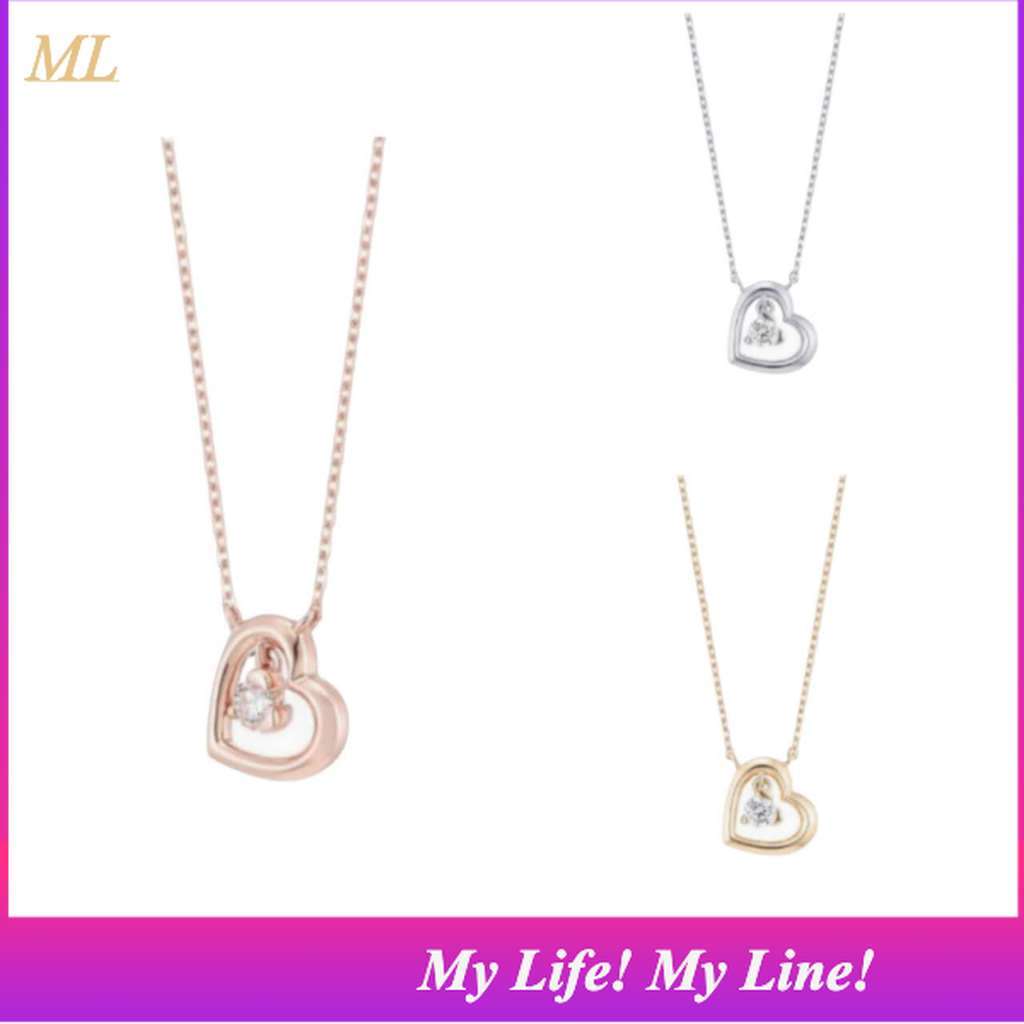 ML2 LLOYD HEART IN HEART LNF25004D DIAMOND BEST 10K สร้อยคอ K-FASHION
