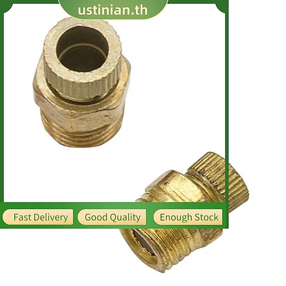 UTIA⭐2PCS อุปกรณ์ปั๊มลมขนาดเล็ก Silent Air Compressor ท่อระบายน้ําวาล์วสกรูทองแดง