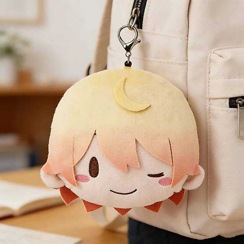 C Project Sekai Pjsk Tenma Tsukasa Rui Kamishiro Omanjuu Plush Keychain Cute Bean Soft Doll Anime P