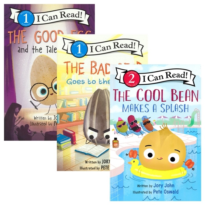 ภาษาอังกฤษ Graded Reading I Can Read The Bad Seed Good Straw Level 1 Bad Seed Good Egg Best-Selling 