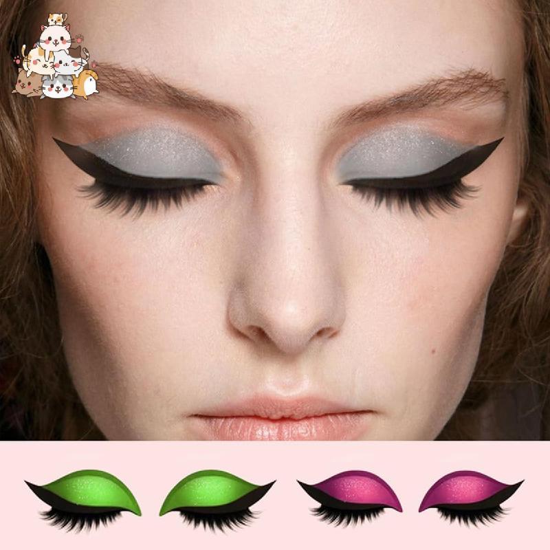 Lazy Eye Shadow Eyelash Patch อายแชโดว์ขนตา Patch Lazy Eye แต่งหน้าแบบพกพา Patch