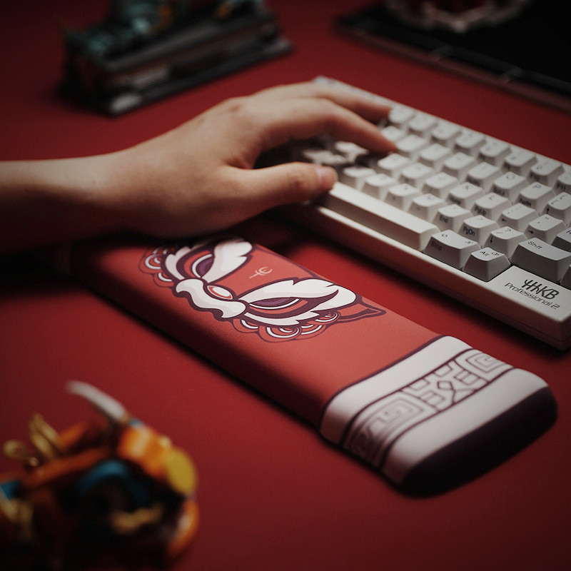 FTTOT สไตล์จีน Lion-wakening Mouse Pad ขนาดใหญ่โต๊ะทํางาน Pad Desktop Keyboard Pad Gaming Gaming Gam