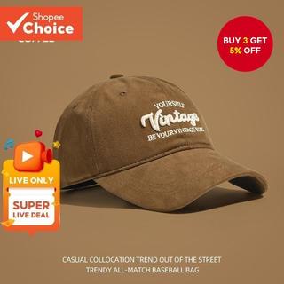 Premium Korean Letter Embroidered Baseball Cap - Unisex Lightweight Adjustable Hat for Casual/Outdoor