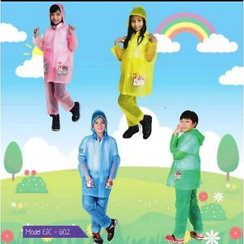 เสื้อกันฝนเด็ก/ชุดเสื้อกันฝนเด็ก/ชุดเสื้อกันฝน/Elmondo 602 Coat thumbnail 7