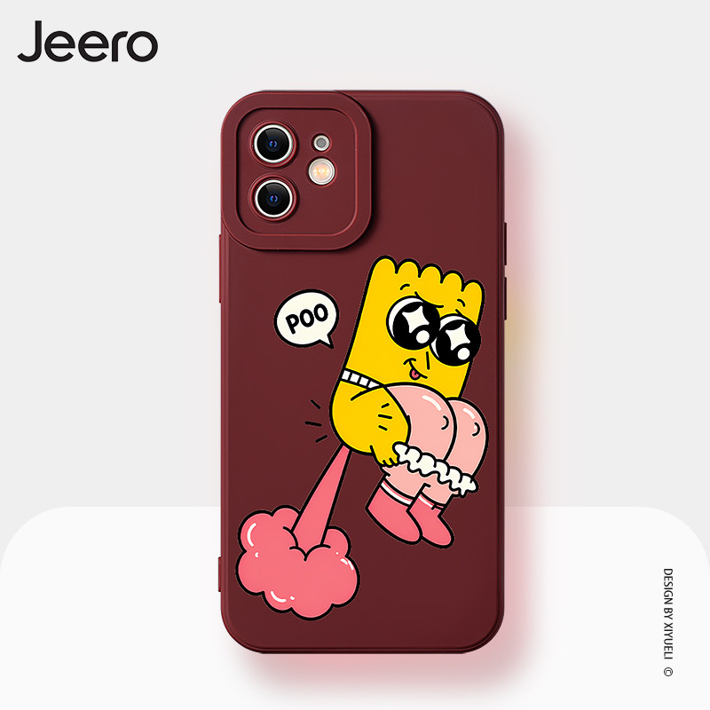 Jeero เคสไอโฟน เคสนุ่มกันกระแทกมีสไตล์ตลกกวนๆ เคสโทรศัพท์ for iPhone 17 Air 16 15 14 13 12 11 Pro Max SE 2020 X XR XS 8 7 Plus พลัส FM0046