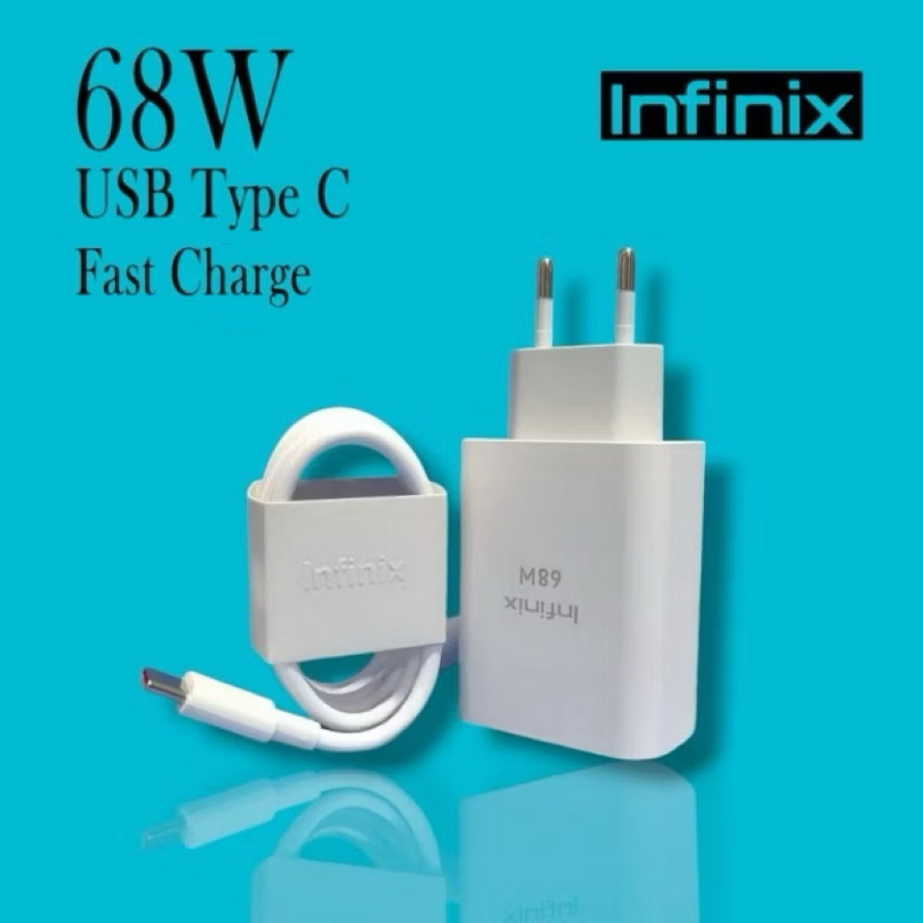 ใหม่ Original Infinix 68W FastCharge Charger - Type C
