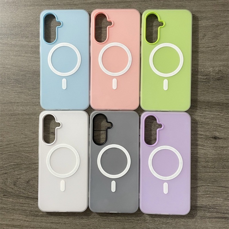 เคสมือถือ สำหรับ Samsung A27 A57 A37 A07 A17 A06 A16 A26 A36 A56 5G/4G สีสันสดใส ป้องกันกระแทกดี เปิดเลนส์กล้อง 051