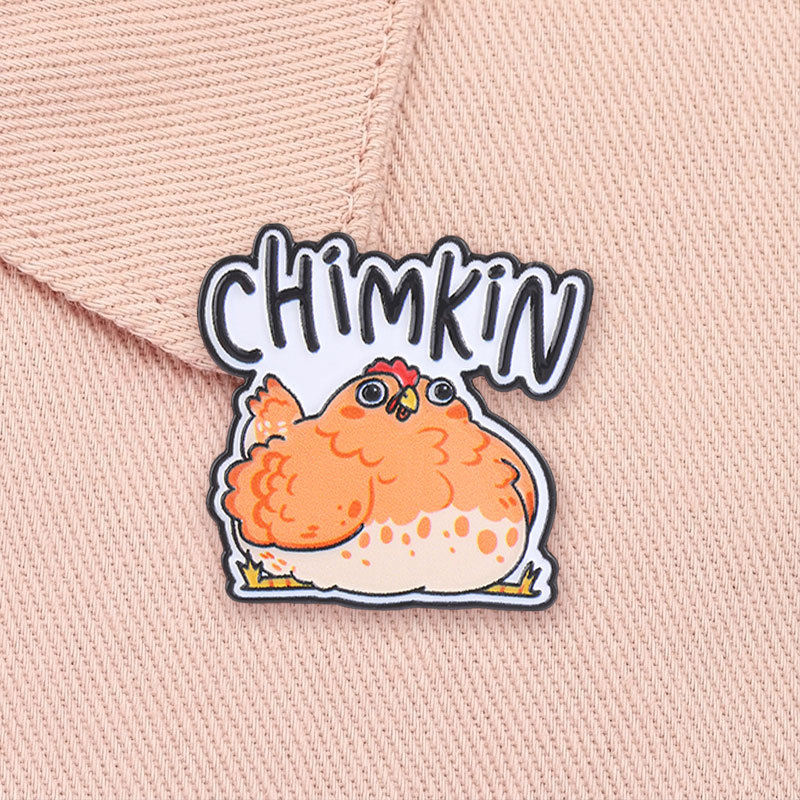 น่ารักชิมคินไก่เคลือบ เข็มหมุด น่ารัก รูปที่ 2