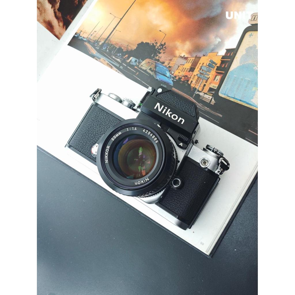 *READ* Nikon F2A silver with Nikon Nikkor 50mm F1.4 Ai #8044123(มือสอง)