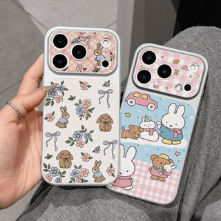 โบว์ บันนี่ เคส For Samsung A27 A37 A57 S26 A07 A17 A56 A36 A06 A16 A35 A55 A15 เคสโทรศัพท์หนังแกะ เคสโทรศัพท์ เคสมือถือ
