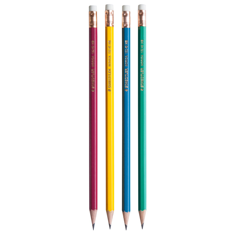 ดินสอ HB Norica Rainbow คละสี (50แท่ง) สเต็ดเล่อร์ 132