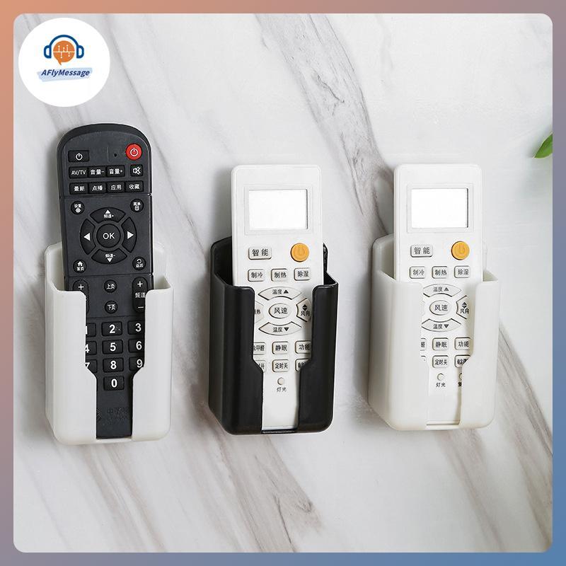 AFl ติดผนังรีโมทคอนโทรลผู้ถือ Organizer Air Conditioner กล่องเก็บทนทาน Non Perforated Wall Stand Holder TH