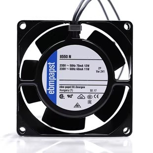 8850N 8556N/NR 8550N/V 230V 8038 โลหะทั้งหมดทนอุณหภูมิสูงพัดลมระบายความร้อนเดิมนําเข้า