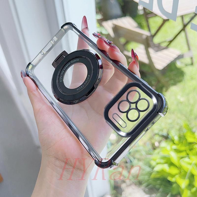 เคส OPPO A93 / Reno 4F ถุงลมนิรภัยสี่มุมป้องกันการตก เคสโทรศัพท์แบบใสพร้อมขายึด CDSJ