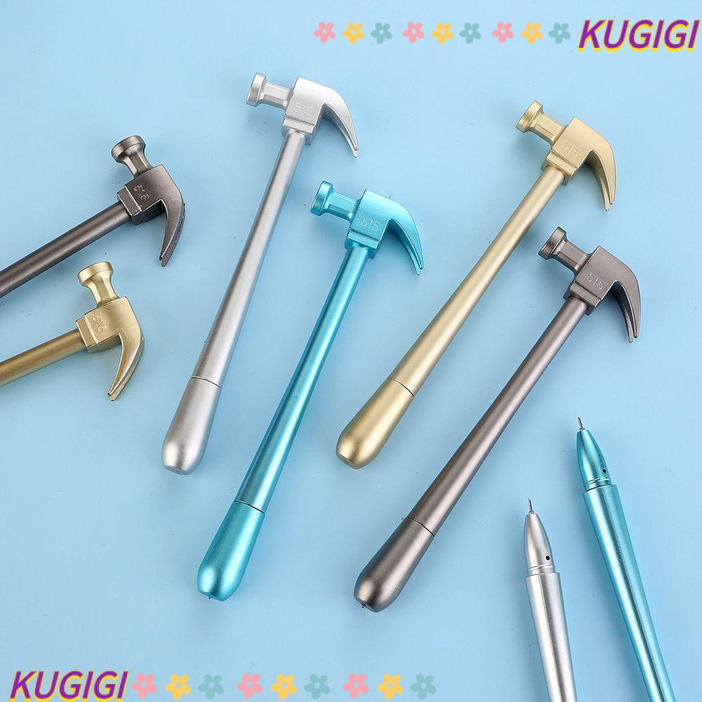 KUGIGI ปากกาเป็นกลางเลื่อมการเรียนรู้อุปกรณ์สํานักงานค้อนรูปร่างเครื่องเขียนนักเรียนปากกาลายเซ็น