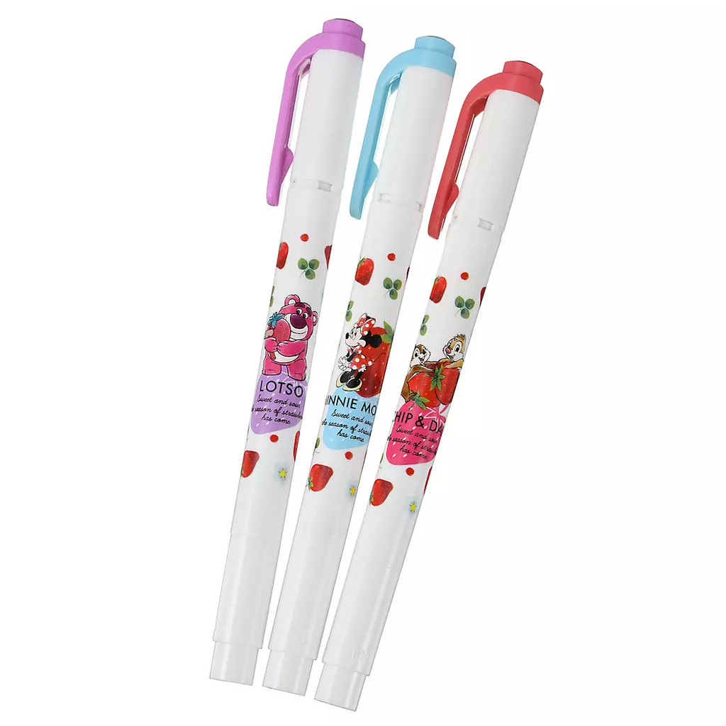 Japan ZEBRA ZEBRA ปากกามาร์กเกอร์ไฮไลท์สองหัว Disney Limited MILDLINER 3 สีชุด