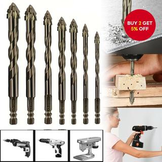 Four Edged Serrated Drill Bit Set – Ideal for Stone, Glass, Concrete, and Wood (7 Count, 6-12mm)