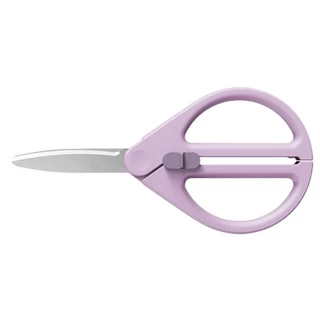 Iny เด็กปลอดภัยเครื่องเขียนกรรไกรอเนกประสงค์ Retractable กรรไกรใบมีดปกปิดและ Ergonomic ยืด Gri