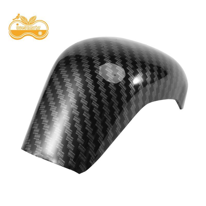 {yueynntht}สําหรับ MG ZS 2017 - 2020 EV MG6 คาร์บอนไฟเบอร์ ABS Gear Shift Knob Head Cover Trim รถอุปกรณ์เสริม