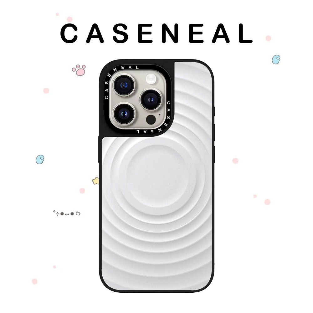 CASENEAL Rippleรูปแบบคุณภาพสูงกระจกเคสโทรศัพท์เหมาะสําหรับiPhone 17ProMax 17pro 17 air 16promax 16 15promax 15 14promax 13 13Promaxแฟชั่นAnti Drop Hard Case