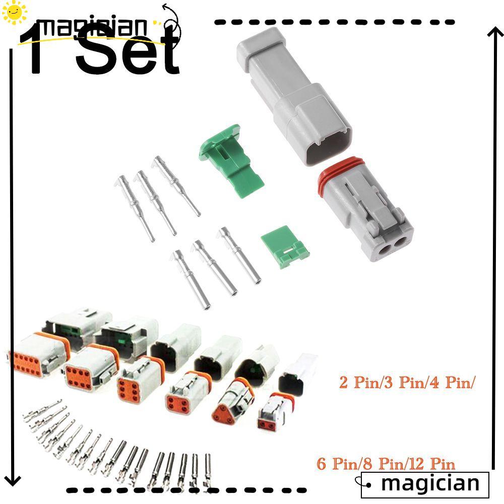 MAGICIAN DT06/04 สําหรับรถยนต์มอเตอร์รถบรรทุกชุดซีลปลั๊กซ็อกเก็ตเทอร์มินัล