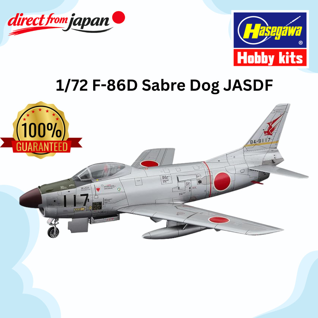 Hasegawa 1/72 Japan Air Self-Defense Force F-86D Sabre Dog Plastic Model E49