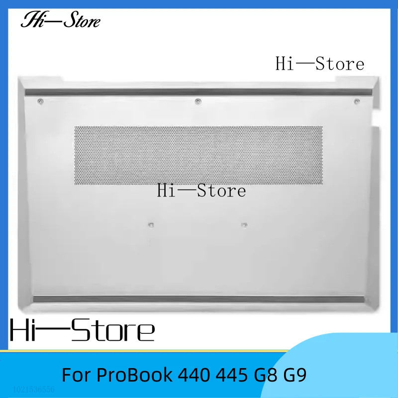 ใหม่สําหรับ ProBook 440 G8 G9 445 G8 G9 ฐานด้านล่างฝาครอบ Lower Case D Shell M21370-001 โลหะเงิน Hi­