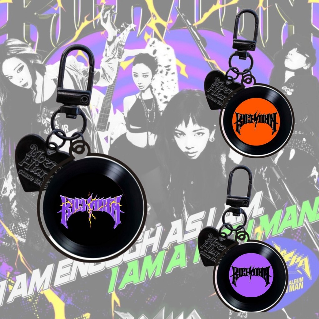 Aespa Vinyl Record Jewelry พวงกุญแจอะคริลิค Rich Man Concept Photo Poster Ningyizhuo 5.28 ALF