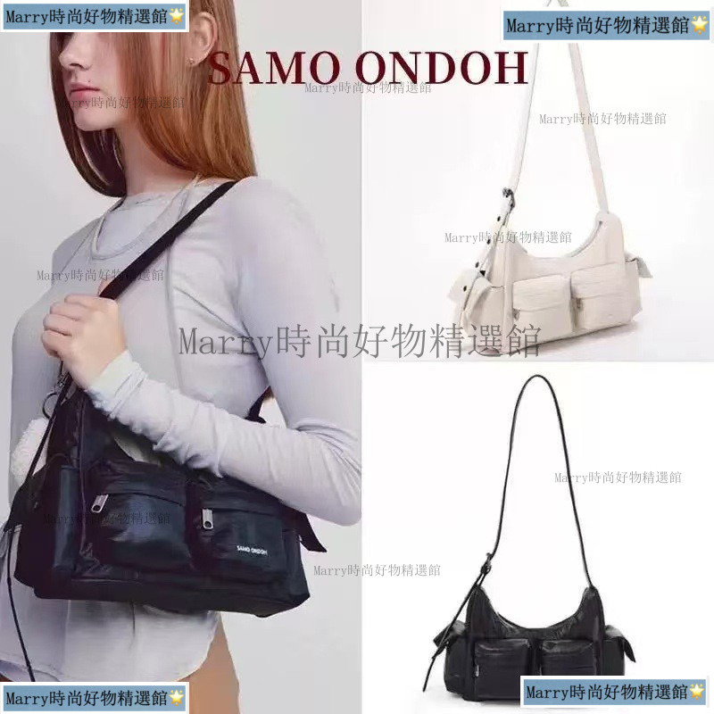 เกาหลี Niche SAMO ONDOH กระเป๋าอานขนาดเล็กCrossbodyกระเป๋าหลายกระเป๋ารถจักรยานยนต์ไหล่หญิงแบบพกพาโทรศัพท์มือถือเดินทางไหล่Crossbody
