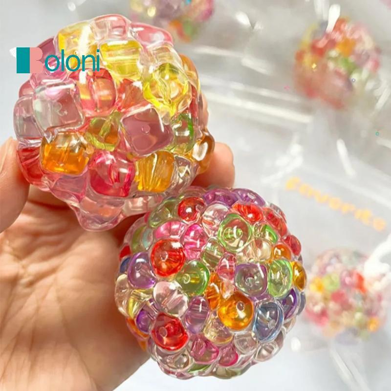 [Boloni] Squishy Balls ลูกปัดน้ําแข็งความเครียดบรรเทาของเล่น Super Soft Sensory Fidget ของเล่นสําหรับเด็กผู้ใหญ่ความวิตกกังวลผ่อนคลายบีบของขวัญใหม่