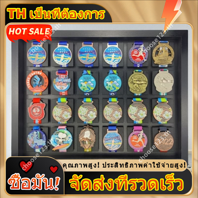 มาราธอนเหรียญชั้นวางจอแสดงผลแขวนผนังเก็บเหรียญโปร่งใสทองเหรียญเก็บกรอบรูปวิ่งเก็บกีฬาลูกบาศ์ก บีเค8ม