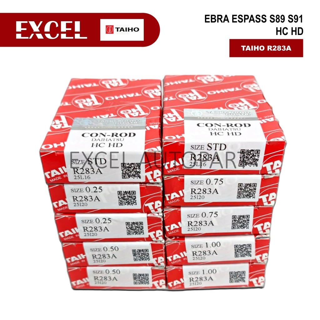 CON ROD BEARING / METAL ROAD ZEBRA 1.3 HC S89 ESPASS S91 S92 HD TARUNA FEROZA - TAIHO R283A