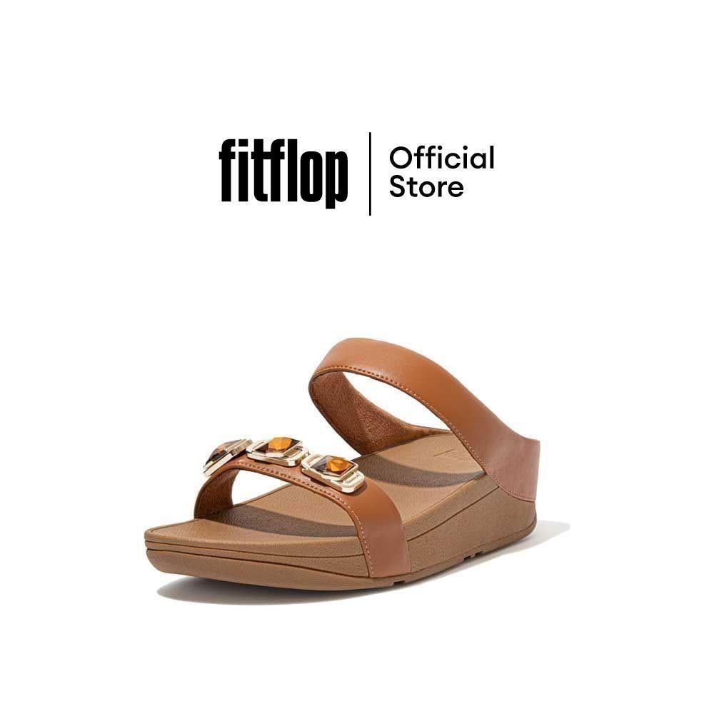 FITFLOP FINO CRYSTAL LOCK รองเท้าแตะผู้หญิง รุ่น DA7-592 สี LIGHT TAN