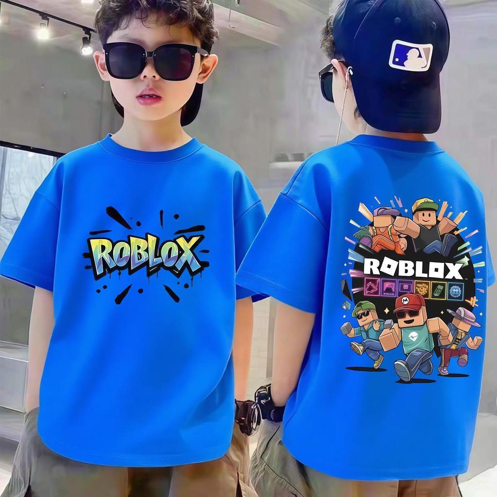 เสื้อยืดเด็ก/สไตล์อเมริกัน/เกาหลี/สตรีท/น่ารัก/คุณภาพดี/ผ้ รูปที่ 8
