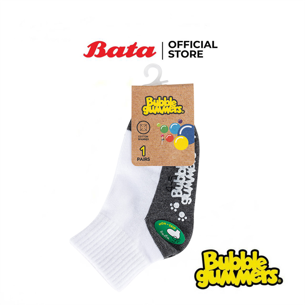 Bata บาจา Bubble Gummer ถุงเท้าเด็กนักเรียน ข้อสั้น  สีขาว รหัส 9521507