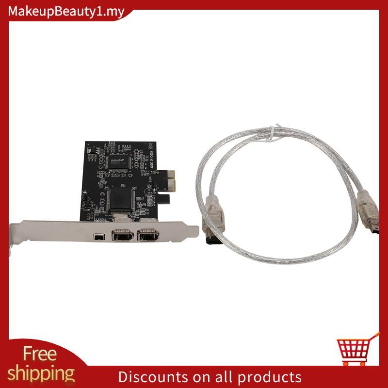 การ์ดสายไฟ 1394, PCIe 3 พอร์ต 1394A การ์ดขยายสายไฟ, PCI Express ภายนอก IEEE 1394 อะแดปเตอร์คอนโทรลเล