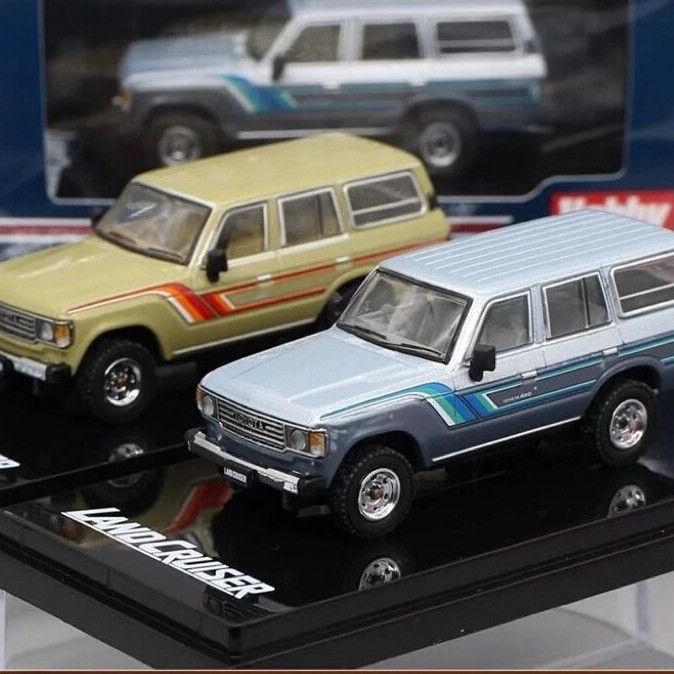Hobby Japan 1: 64 รถออฟโรด J60 SUV Land Cruiser LC60 Marine Cruiser เหมาะสําหรับ Toyota Garland รุ่น