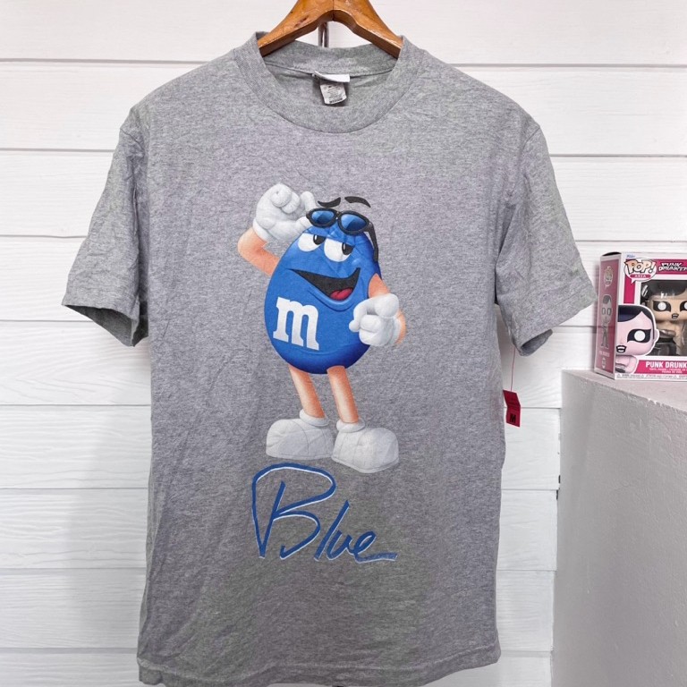 เสื้อยืดมือสอง VINTAGE 2011 M&M’S BLUE Size M มือ2